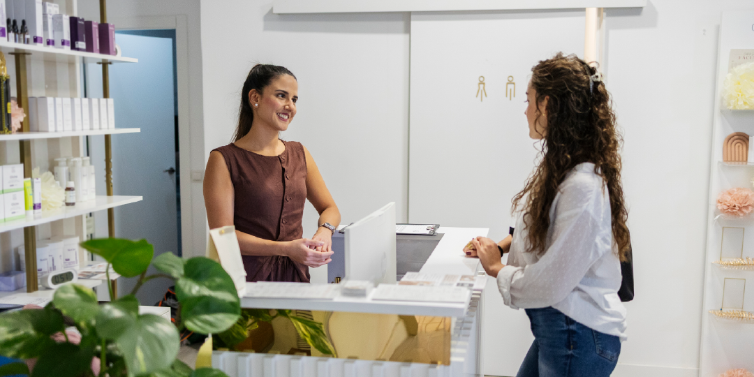 women shopping locaclly 